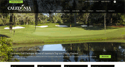 Desktop Screenshot of caledoniagolfvacations.com
