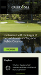 Mobile Screenshot of caledoniagolfvacations.com